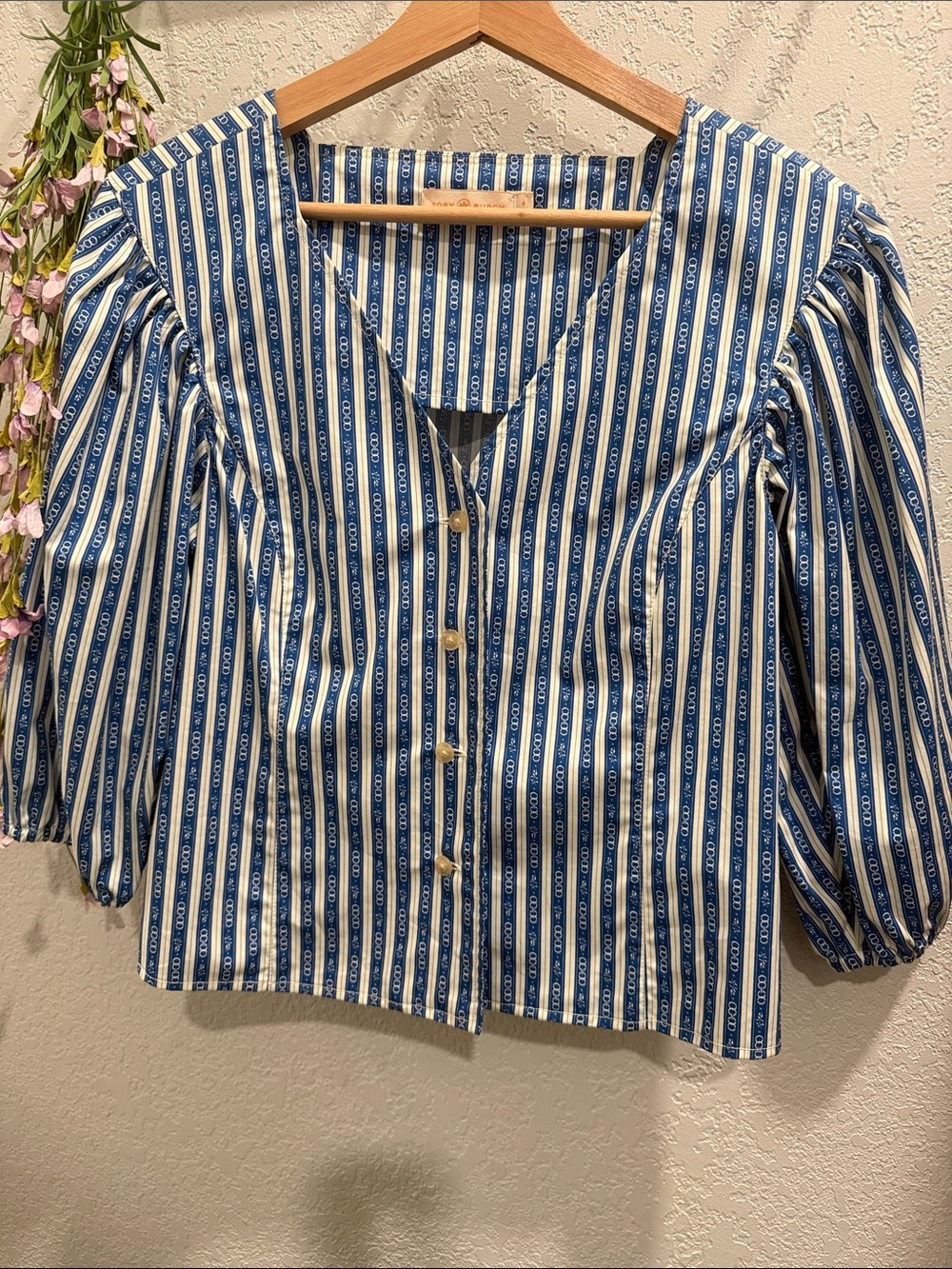 Tory Burch Puff-Sleeve Top